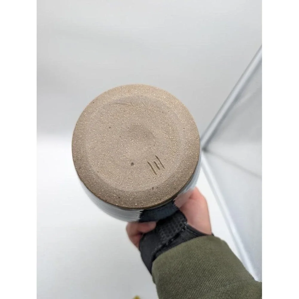 Handmade Studio Art Pottery Stoneware Vase 6